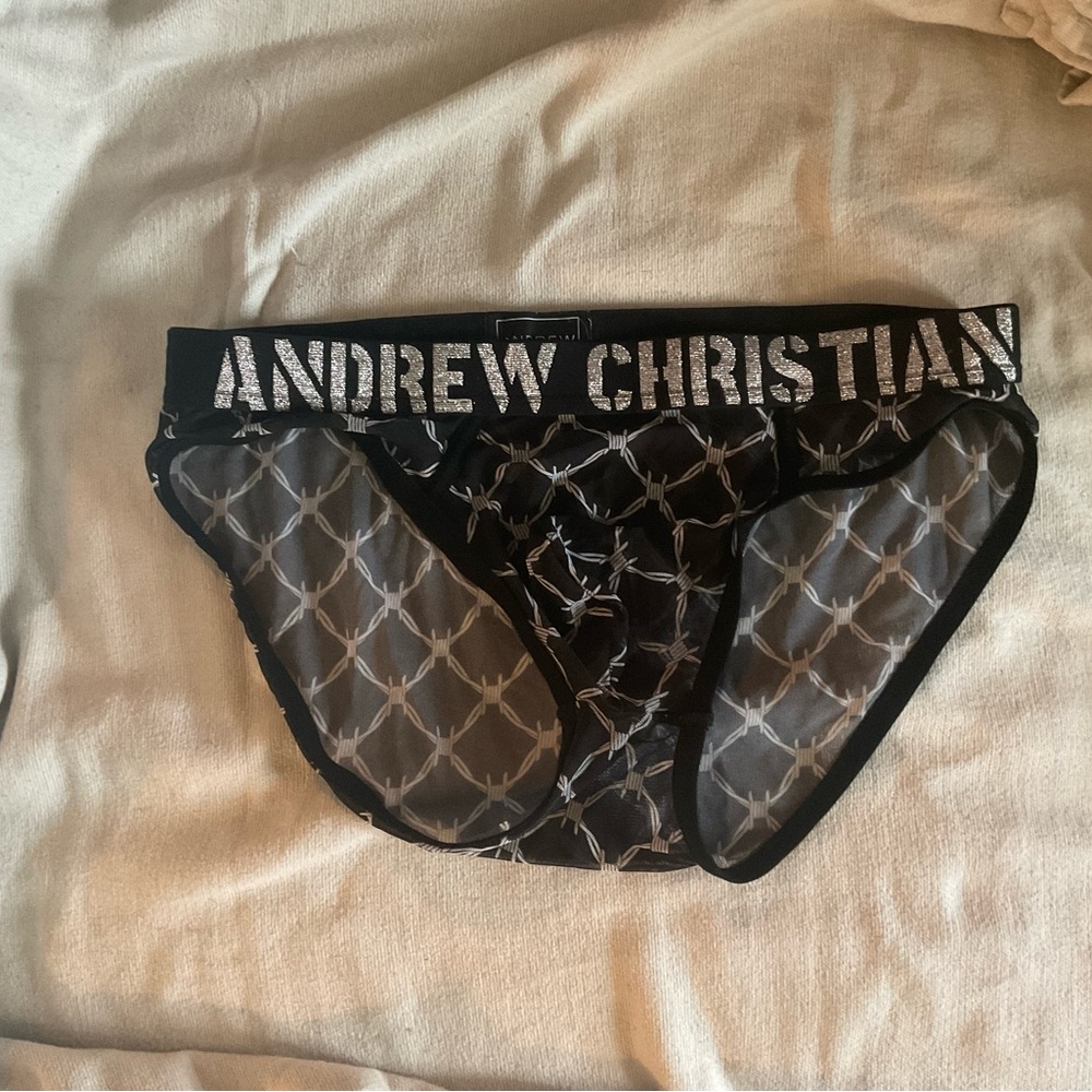 Andrew Christian Barbwire Mesh Briefs
